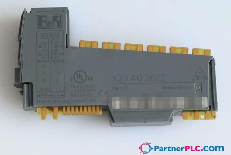 B&R X20AO2622 New Rev. I0 – 2 analog outputs; Either current or voltage signal possible — photo 2 of 9