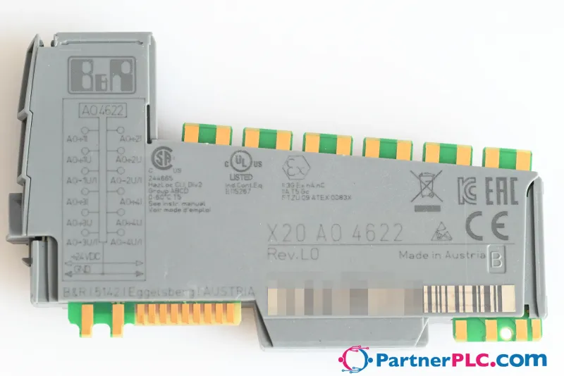 B&R X20AO4622 New Rev. L0 – 4 analog outputs; Either current or voltage signal possible — photo 3 of 10