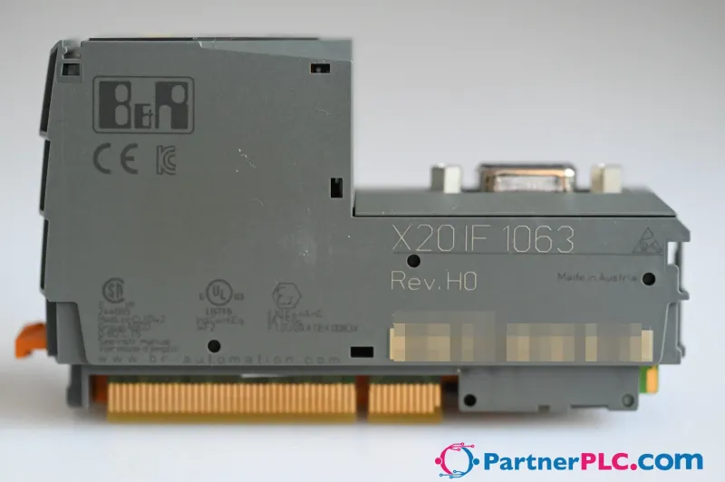 B&R X20IF1063 Used Rev. H0 – X20 interface module, 1 PROFIBUS DP V0 slave interface — photo 1 of 7