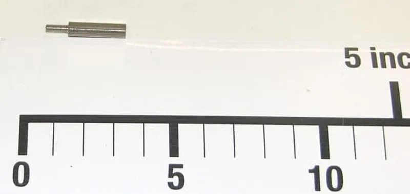 Brass, nickel plated M3x20