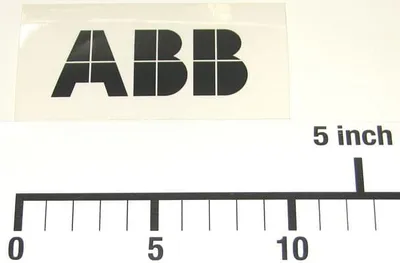 ABB 29472143-4 – Logo, transp. foli 52x105 ABB 29472143-4 – Logo, transp. foli 52x105