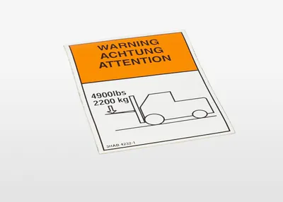 ABB 3HAB4232-1 – Warning label