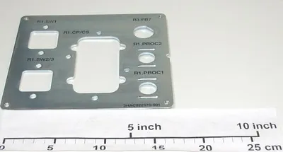 ABB 3HAC022370-001 – Plate, customer ABB 3HAC022370-001 – Plate, customer