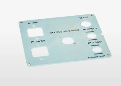 ABB 3HAC022879-001 – Customer plate, fot DC W204 ABB 3HAC022879-001 – Customer plate, fot DC W204