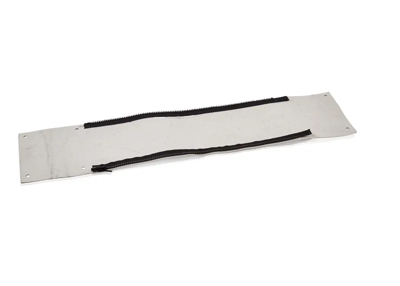 Aluminised leather 750x165