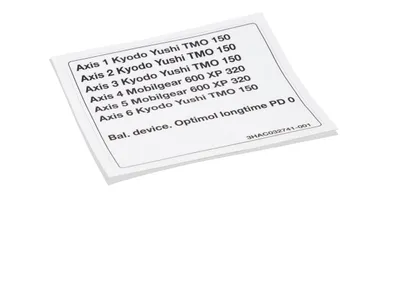 ABB 3HAC032741-001 – Label IRB 6600 ABB 3HAC032741-001 – Label IRB 6600