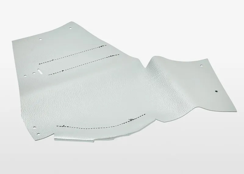Aluminized Leather t=1,2-1,8