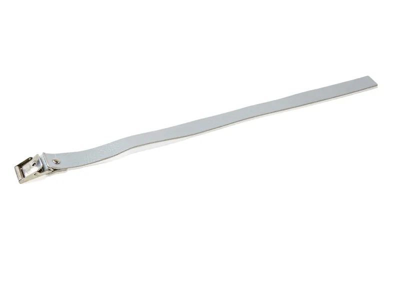 Aluminized leather 18x400x2