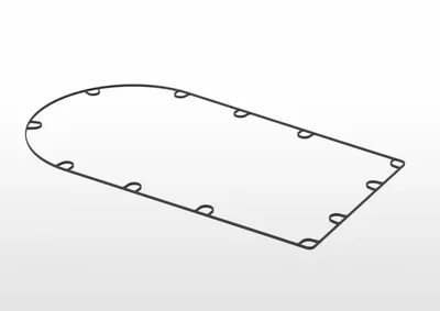 ABB 3HAC073605-001 – Gasket, upper cover, 550 ABB 3HAC073605-001 – Gasket, upper cover, 550