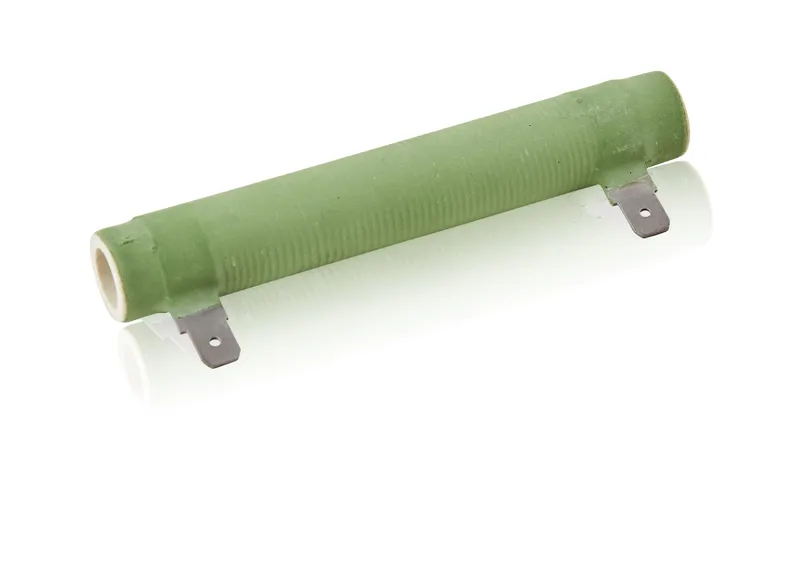 Wire wounded 10 Ohm, Flat term tab
