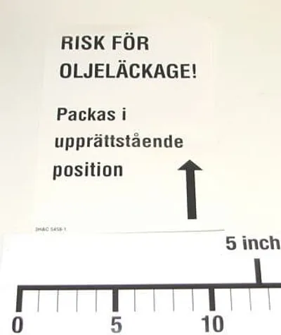 ABB 3HAC5458-1 – Self adhesive paper 105 x 148mm