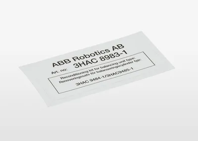 ABB 3HAC9493-1 – Label, reconditioning kit ABB 3HAC9493-1 – Label, reconditioning kit