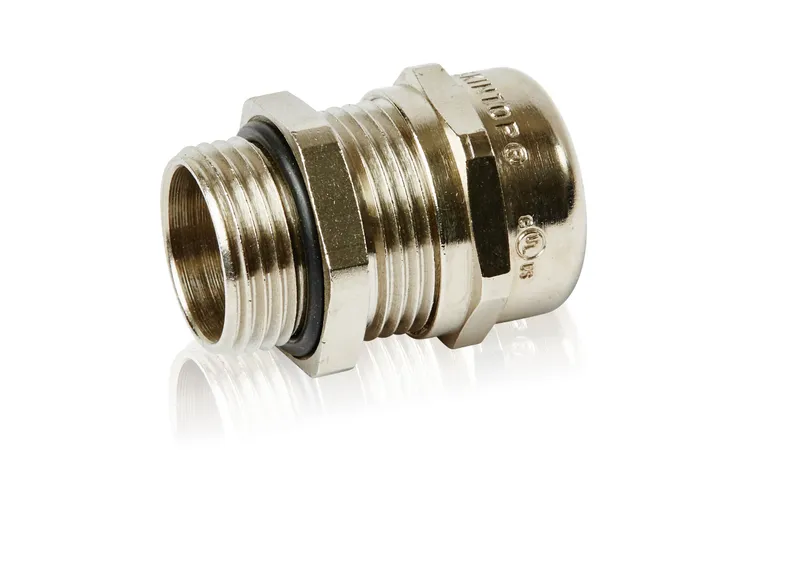 NICKEL PLATED BRASS IP68 M20x1,5 Ø7