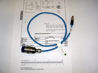 ABB 3HNA004837-001 – CABLE PRESSURE TRANSDUCER ABB 3HNA004837-001 – CABLE PRESSURE TRANSDUCER
