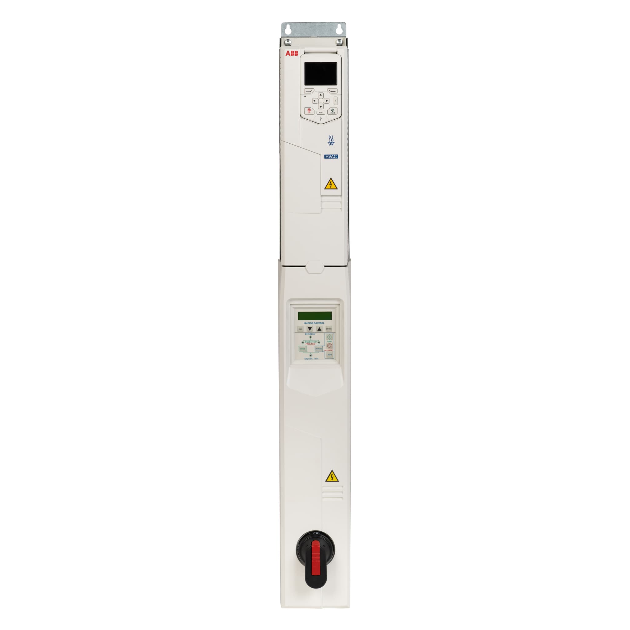ABB ACH580-VDR-012A-4 – HVAC drive with vertical e-clipse bypass and circuit breaker disconnect US, UL: Pld 7.5 Hp, 12 A, 460 V ( )