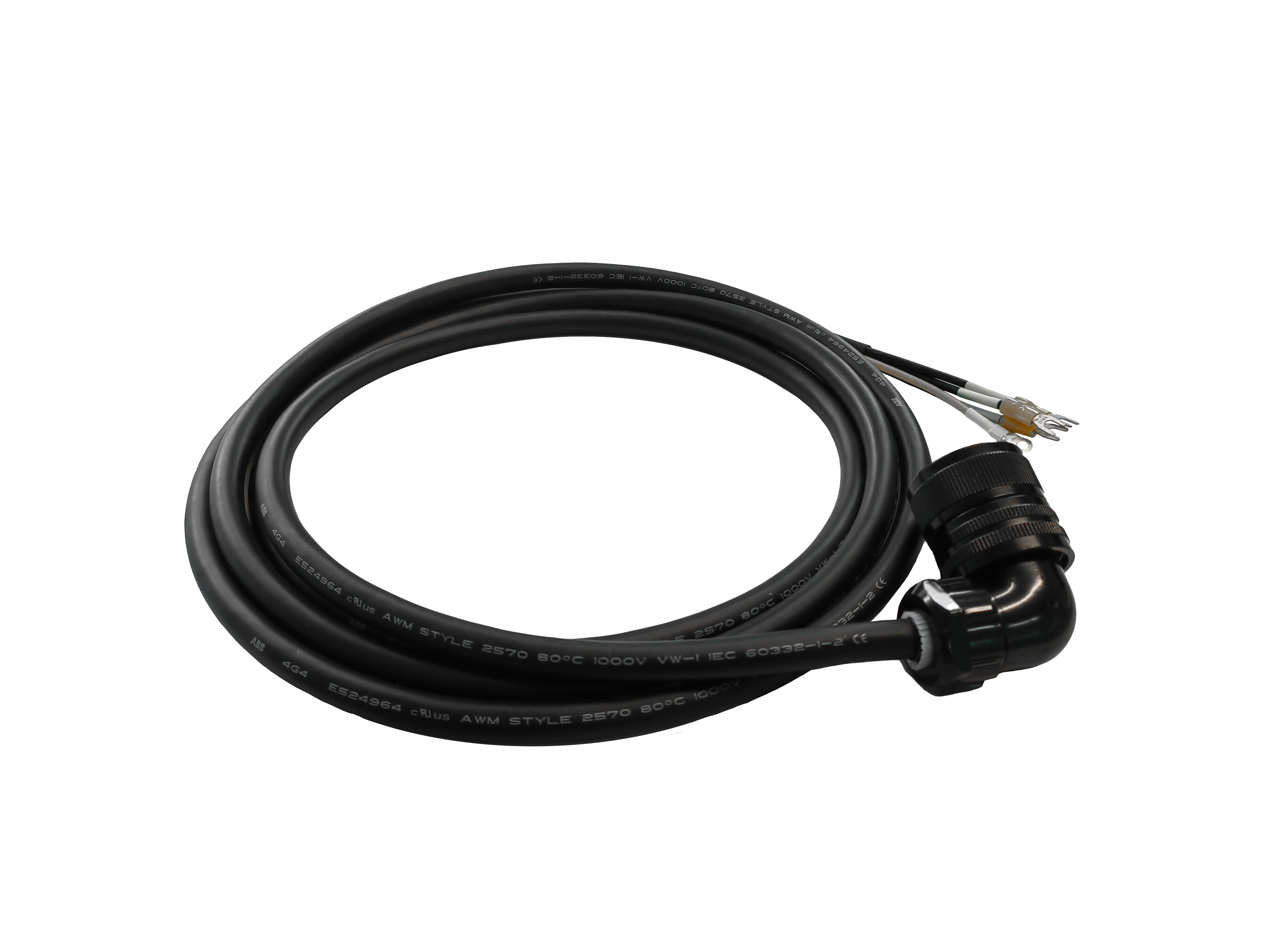 ABB CBL-C15M-48-2S0 – DSM power and brake cable, with military connector, for 400 V motor 4.4 kW, 5.5 kW to 7.5 kW, 15 m ABB CBL-C15M-48-2S0 – DSM power and brake cable, with military connector, for 400 V motor 4.4 kW, 5.5 kW to 7.5 kW, 15 m