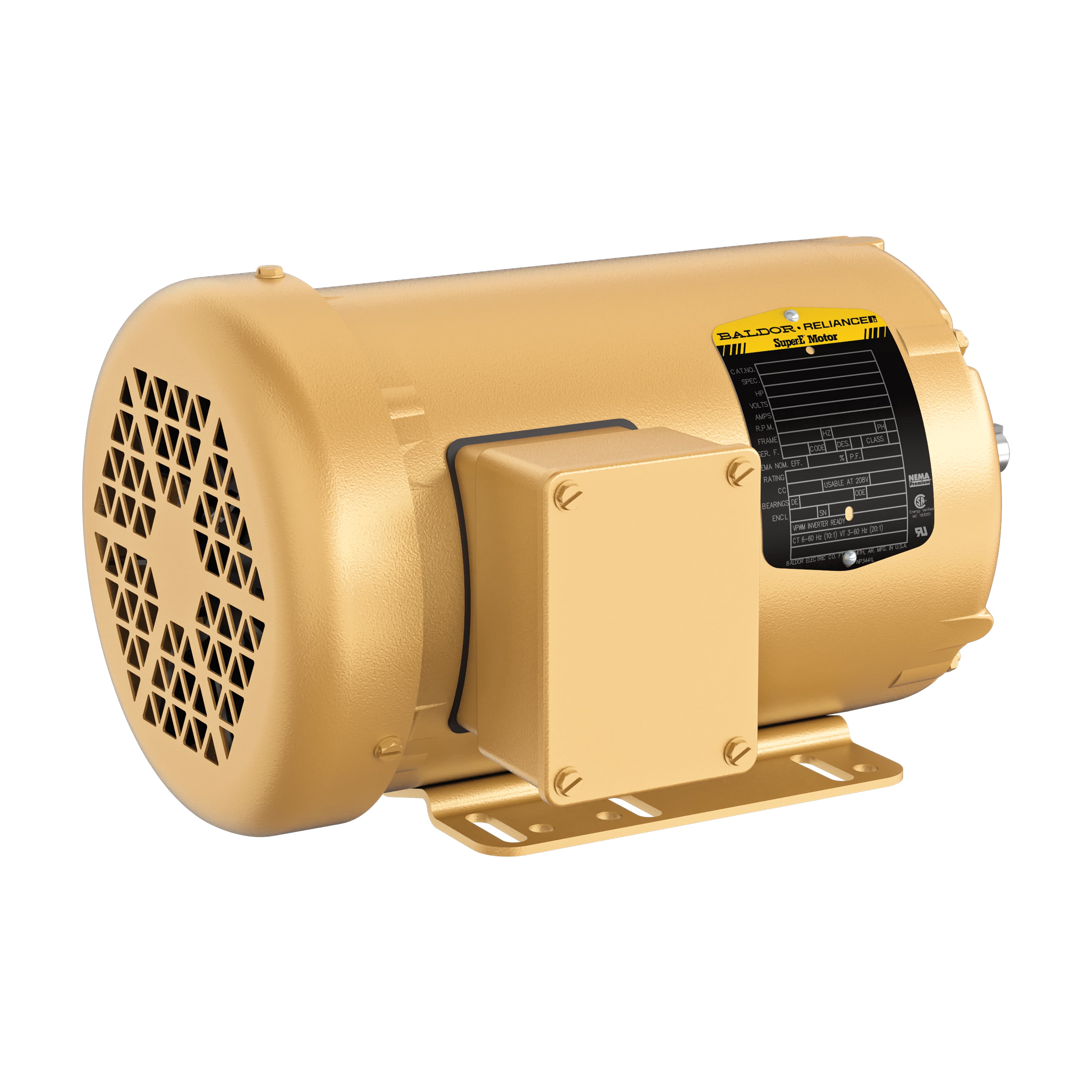3HP,3450RPM,3PH,60HZ,56H,3532M,TEFC — photo 3 of 3
