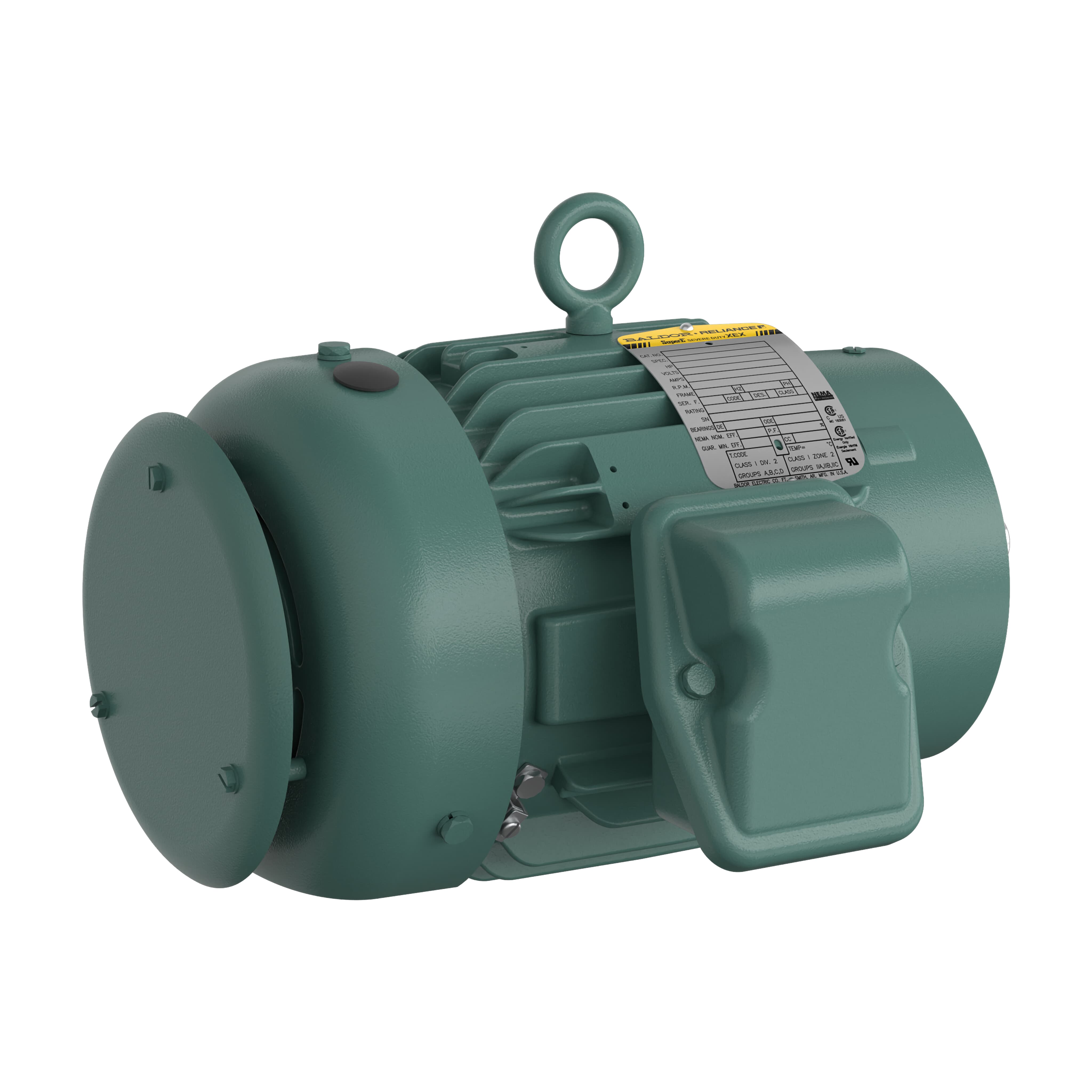 1HP,1770RPM,3PH,60HZ,143TC,0522M,TE — photo 3 of 3