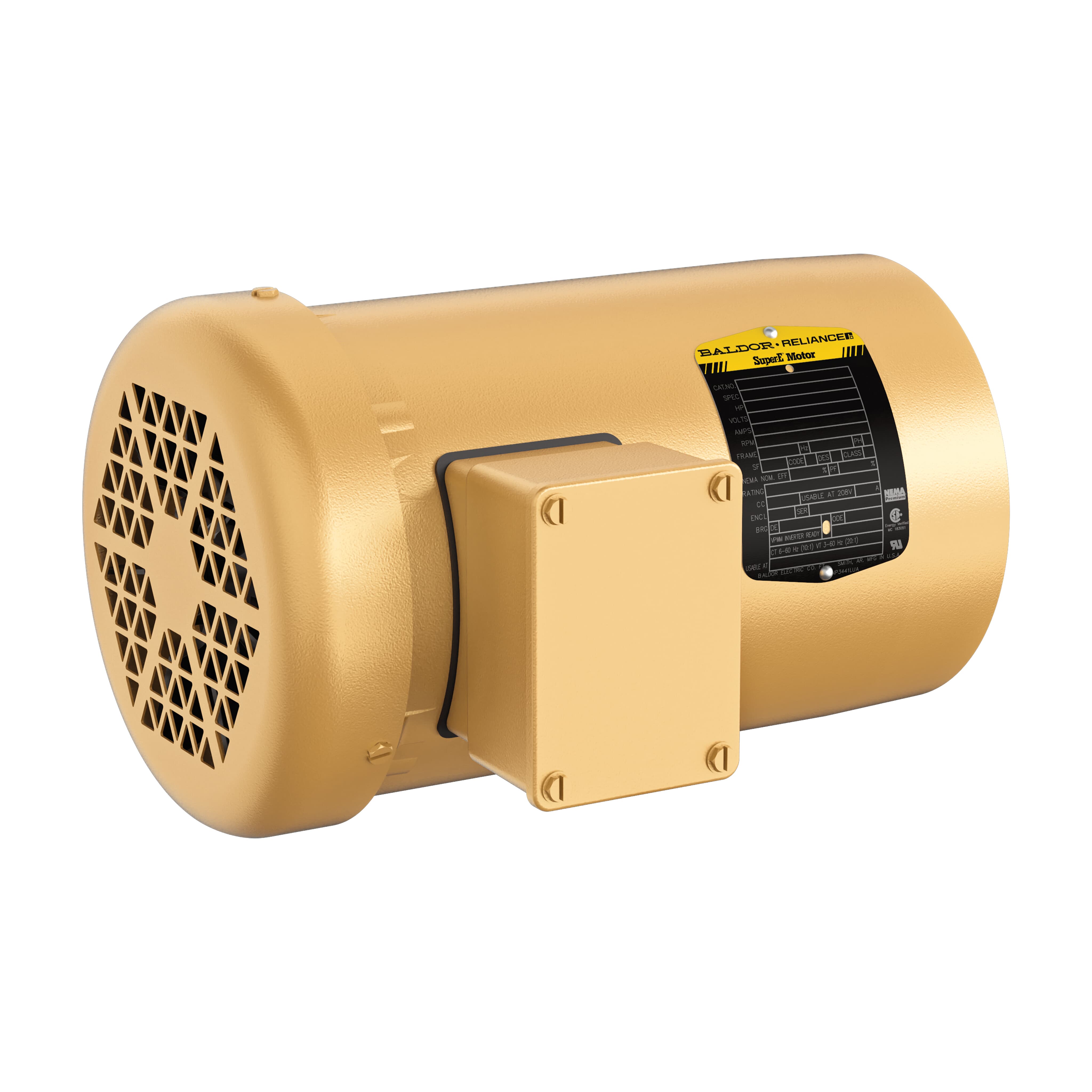 2HP,3490RPM,3PH,60HZ,56C,3526M,TEFC — photo 3 of 3