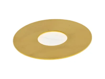 Kuka 123895 – E-Stop plate, yellow ring (plastic) Kuka 123895 – E-Stop plate, yellow ring (plastic)