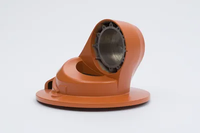 Rotating column, machined