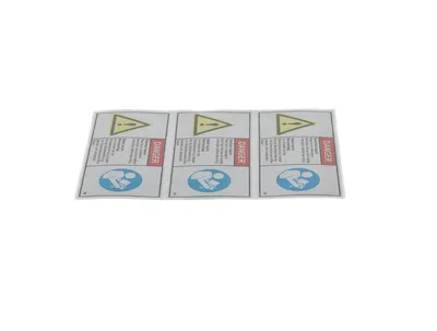 Warning sign KRC2-05 language DE