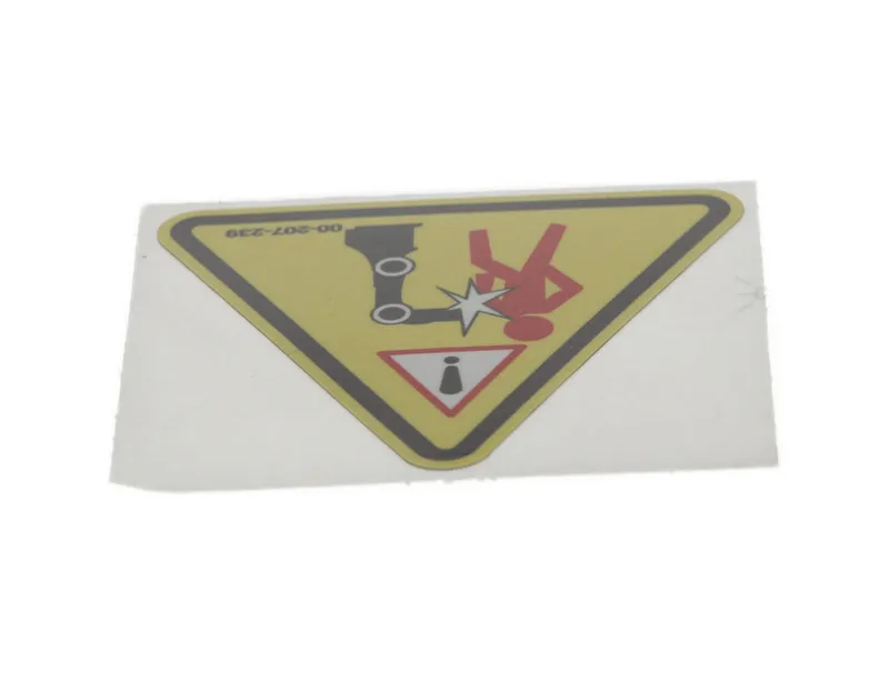 Adhesive label “Danger zone AGILUS” — photo 4 of 9