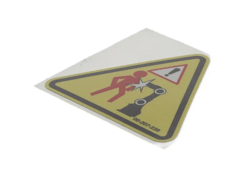 Adhesive label “Danger zone AGILUS” — photo 3 of 9