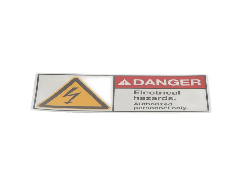 ANSI warning label electric shock — photo 6 of 9