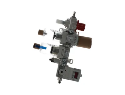 Mounting kit, pneum. screw fastening