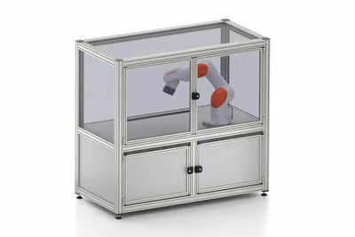 Kuka ITE-0_0_725_48 – Secure robot enclosure with variable working zone Kuka ITE-0_0_725_48 – Secure robot enclosure with variable working zone