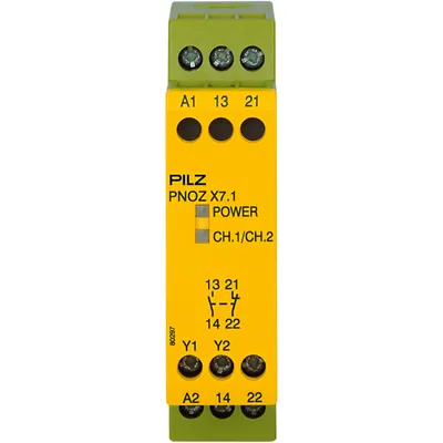 Pilz 774051 – PNOZ X7.1 24VAC/DC 1n/o 1n/c