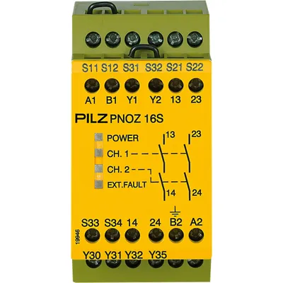Pilz 774070 – PNOZ 16S 24VAC 24VDC 2n/o 2so