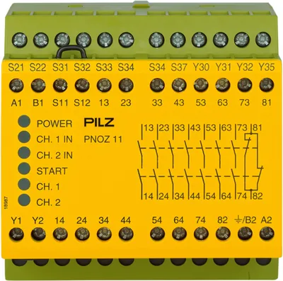 Pilz 774085 – PNOZ 11 110-120VAC 24VDC 7n/o 1n/c