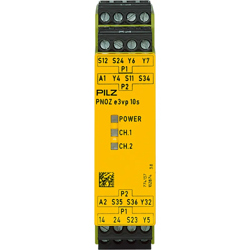 Pilz 774137 – PNOZ e3vp 10/24VDC 1so 1so t