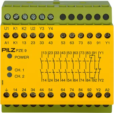 Pilz 774143 – PZE 9 110-120VAC 8n/o 1n/c