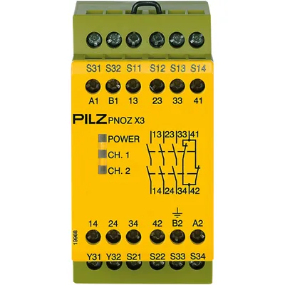 Pilz 774312 – PNOZ X3 48VAC 24VDC 3n/o 1n/c 1so