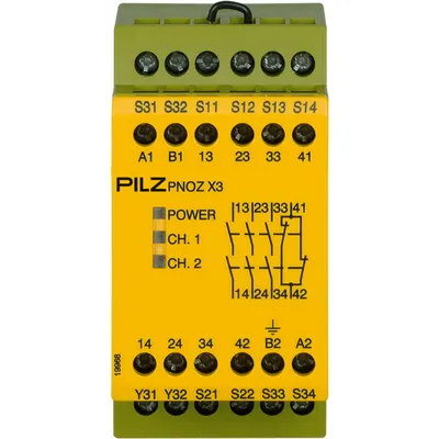 Pilz 774316 – PNOZ X3 120VAC 24VDC 3n/o 1n/c 1so