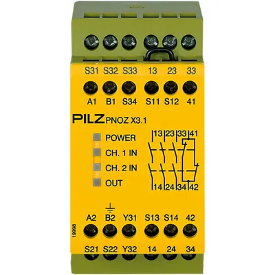 Pilz 774321 – PNOZ X3.1 230VAC 24VDC 3n/o 1n/c 1so