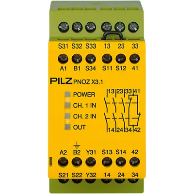 Pilz 774322 – PNOZ X3.1 240VAC 24VDC 3n/o 1n/c 1so