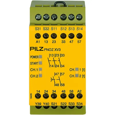 Pilz 774544 – PNOZ XV3 0.5/24VDC 3n/o 2n/o t fix