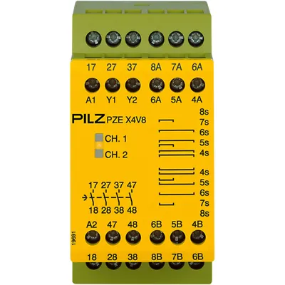 Pilz 774584 – PZE X4V 8/24VDC 4n/o