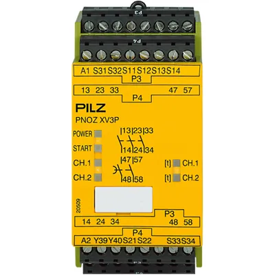Pilz 777514 – PNOZ XV3P 0.5/24VDC 3n/o 2n/o t fix
