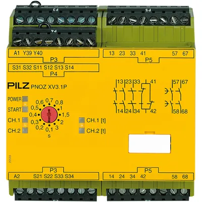 Pilz 777522 – PNOZ XV3.1P 3/24VDC 3n/o 1n/c 2n/o t