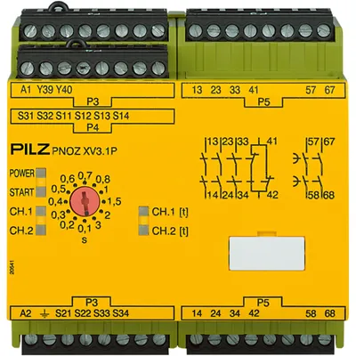 Pilz 777532 – PNOZ XV3.1P 3/24-240VACDC 3no 1nc 2no t