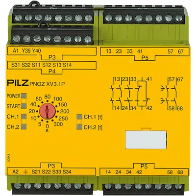 Pilz 777538 – PNOZ XV3.1P 300/24-240VACDC 3no 1nc 2no