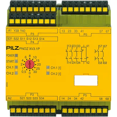 Pilz 787520 – PNOZ XV3.1P C 30/24VDC 3n/o 1n/c 2n/o t