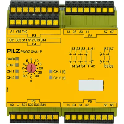 Pilz 787530 – PNOZ XV3.1P C 30/24-240VACDC 3no 1nc 2no