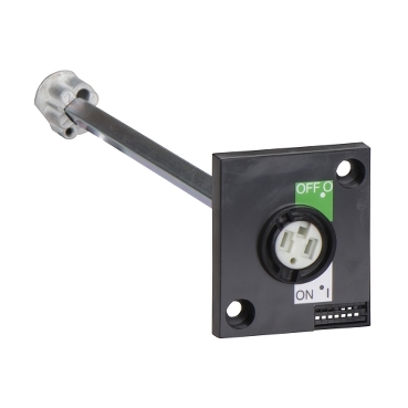 rotary handle, Compact INS40 to 160, black handle, right side