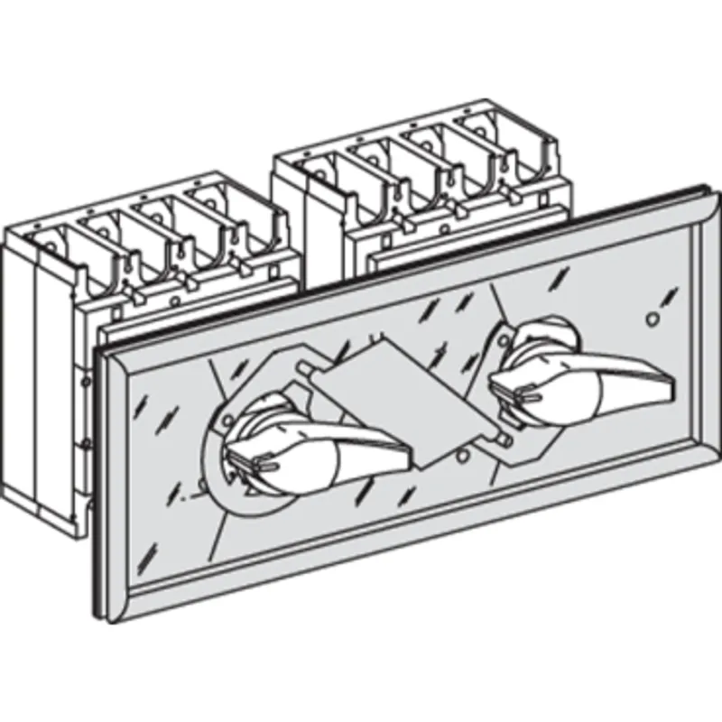 interlocking for devices with direct/extended rotary handle, 320 to 630 A